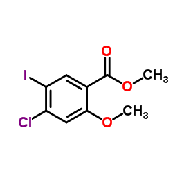 Methyl 4-chloro-5-iodo-2-methoxybenzoate Structure