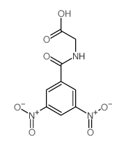 Glycine,N-(3,5-dinitrobenzoyl)-结构式