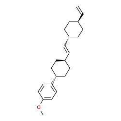 (1alpha,4beta[E(trans)]-1-{4-[2-(-(-vinylcyclohexyl)ethenyl)ethenyl)ethenyl]-cyclohexyl}-4-methoxy-benzol Structure