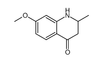 7-methoxy-2-methyl-2,3-dihydro-1H-quinolin-4-one Structure