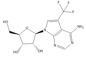 Trifluoromethyl-tubercidin Structure