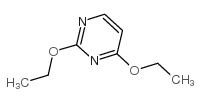 Pyrimidine,2,4-diethoxy- Structure