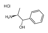 (1S,2S)-2-amino-1-phenylpropan-1-ol,hydrochloride Structure