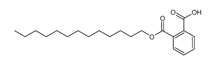 Phthalic acid hydrogen 1-tridecyl ester结构式