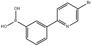 3-(5-Bromopyridin-2-yl)phenylboronic acid structure