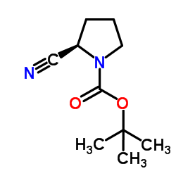 1-Boc-2-cyano-pyrrolidine Structure