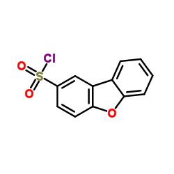 Dibenzo[b,d]furan-2-sulfonyl chloride structure