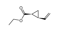 Cyclopropanecarboxylic acid, 2-ethenyl-, ethyl ester, (1S,2S)- (9CI) picture