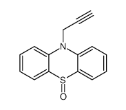 10-prop-2-ynylphenothiazine 5-oxide Structure