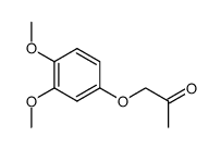 1-(3,4-dimethoxyphenoxy)propan-2-one结构式