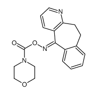 [(Z)-5,6-dihydrobenzo[1,2]cyclohepta[3,4-b]pyridin-11-ylideneamino] morpholine-4-carboxylate Structure