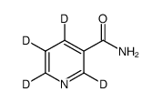 nicotinamide-2,4,5,6-d4 structure