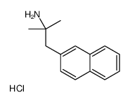 2-(2-Methyl-2-aminopropyl)naphthalene hydrochloride structure