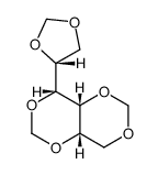 (1S,5R,6R)-5-<(4R)-1,3-dioxolan-4-yl>-2,4,7,9-tetraoxabicyclo<4.4.0>decane Structure