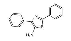 2,4-diphenylthiazol-5-amine structure