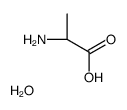 (2S)-2-aminopropanoic acid,hydrate Structure