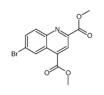 dimethyl 6-bromoquinoline-2,4-dicarboxylate Structure