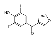 furan-3-yl-(4-hydroxy-3,5-diiodophenyl)methanone Structure