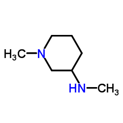 N,1-Dimethyl-3-piperidinamine Structure