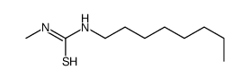 1-methyl-3-octylthiourea Structure