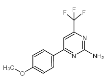 4-(4-甲氧苯基)-6-三氟甲基嘧啶-2-胺图片