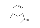 [1S,3S,(+)]-1-Methyl-3-isopropenyl-4-cyclohexene结构式