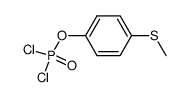 4-(methylthio)phenyl phosphorodichloridate结构式