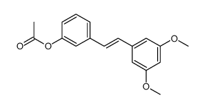 3'-Acetoxy-3,5-dimethoxystilben结构式