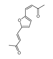 4-[5-(3-oxobut-1-enyl)furan-2-yl]but-3-en-2-one结构式