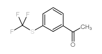 3'-(TRIFLUOROMETHYLTHIO)ACETOPHENONE Structure