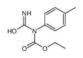 ethyl N-carbamoyl-N-(4-methylphenyl)carbamate Structure