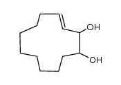 cyclododec-3t-ene-1,2-diol Structure