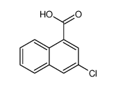 3-chloronaphthalene-1-carboxylic acid Structure