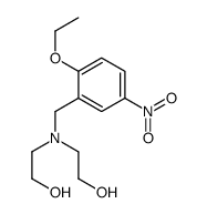 2-[(2-ethoxy-5-nitrophenyl)methyl-(2-hydroxyethyl)amino]ethanol结构式