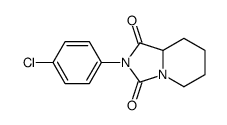 2-(4-chlorophenyl)-6,7,8,8a-tetrahydro-5H-imidazo[1,5-a]pyridine-1,3-dione Structure