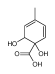 1,6-dihydroxy-4-methylcyclohexa-2,4-diene-1-carboxylic acid Structure