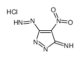 5-amino-4-nitro-1H-pyrazole-3-diazonium,chloride结构式