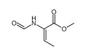 (E)-Methyl 2-(formylamino)-2-butenoate结构式