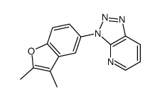 3-(2,3-dimethyl-1-benzofuran-5-yl)triazolo[4,5-b]pyridine Structure