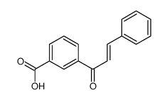 3-(3-phenylprop-2-enoyl)benzoic acid结构式