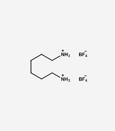 己烷-1,6-四氟硼酸二铵结构式