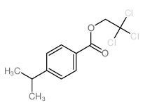 Benzoic acid,4-(1-methylethyl)-, 2,2,2-trichloroethyl ester结构式