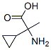 2-Cyclopropyl-2-methyl-DL-glycine结构式