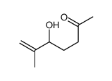 5-hydroxy-6-methylhept-6-en-2-one Structure