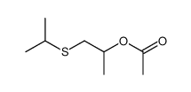 2-(isopropylthio)-1-methylethyl acetate结构式