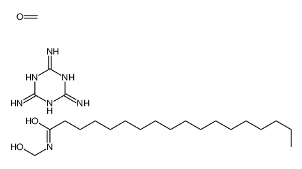 formaldehyde,N-(hydroxymethyl)octadecanamide,1,3,5-triazine-2,4,6-triamine Structure