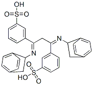 3,3'-[Methylenebis[4,1-phenylene(ethylimino)methylene]]bis(benzenesulfonic acid)结构式