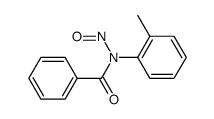 benzoic acid-(N-nitroso-o-toluidide)结构式