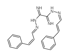 N1,N2-bis(cinnamylideneamino)ethanediimidamide结构式