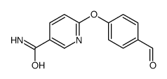 6-(4-formylphenoxy)pyridine-3-carboxamide结构式